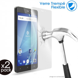 Verre Fléxible Dureté 9H pour Smartphone Danew Konnect 402 (Pack x2)