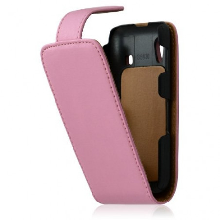 Housse coque étui pour Samsung S5830 Galaxy Ace couleur rose + film