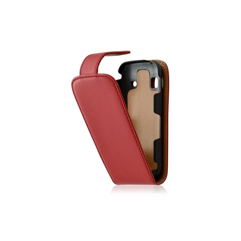 Housse coque étui pour Samsung Galaxy Gio S5660 couleur rouge