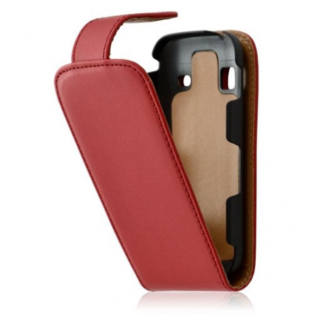 Housse coque étui pour Samsung Galaxy Gio S5660 couleur rouge