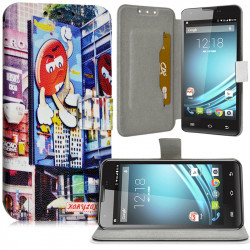 Etui Universel XL Motif KJ26 pour Smartphone Archos Core 55P