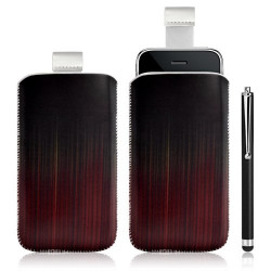 Housse coque étui pochette pour Apple Iphone 3G/3GS avec motif + Stylet luxe