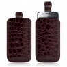 Housse coque étui pochette style croco pour Samsung Galaxy S i9000