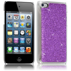 Housse Etui Coque Rigide pour Apple iPod Touch 4G  Style Paillette Couleur Violet