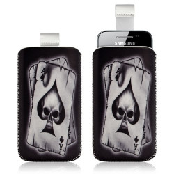 Housse coque étui pochette pour Samsung Galaxy Ace S5830 avec motif