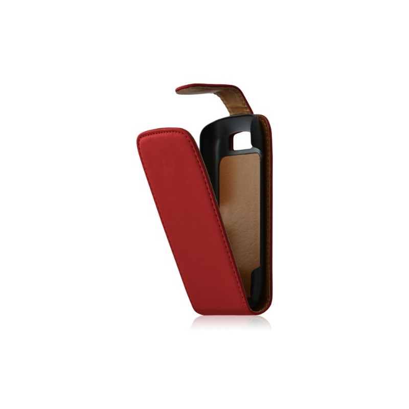 Housse coque etui pour BlackBerry Torch 9860 couleur rouge + film protecteur