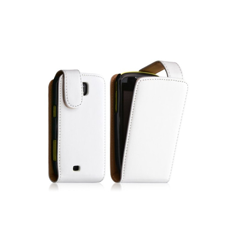 Etui pour Samsung galaxy mini s5570 couleur blanc + film protecteur