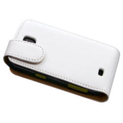 Etui pour Samsung galaxy mini s5570 couleur blanc + film protecteur