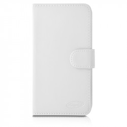 Etui Portefeuille Universel M Blanc pour Echo Fusion