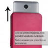 Housse Etui Porte-Carte Support Universel S Couleur Rose Fushia pour Archos 45b Helium 4G