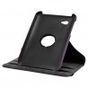 Housse coque étui pour Samsung Galaxy Tab 7.0 Plus P6200 de luxe avec sytème de rotation à 360 degrès couleur violet