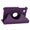 Housse coque étui pour Samsung Galaxy Tab 7.0 Plus P6200 de luxe avec sytème de rotation à 360 degrès couleur violet