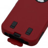 Housse étui coque pour Apple Iphone 4/4S couleur rouge + Film de protection