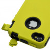 Housse étui coque pour Apple Iphone 4/4S couleur jaune + Film de protection