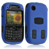 Housse étui coque pour Blackberry Curve 3G 9300 couleur bleu + Film de protection