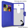 Coque Housse Etui avec Rabat Latéral Fonction Support pour Wiko Cink Slim couleur Blanc