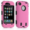 Housse étui coque pour Apple Iphone 3G / 3GS couleur rose + Film de protection