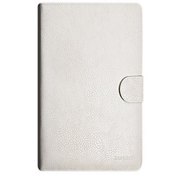 Housse Etui Universel à Rabat Fonction Support Couleur Blanc pour Tablette Sony Xperia Z3 Tablet Compact 7"