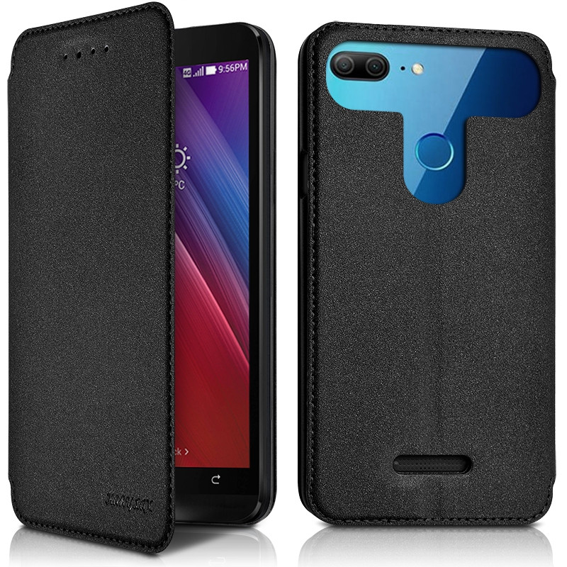 Etui à rabat latéral Support  Couleur Anthracite pour LG G3 + Film de protection