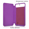 Coque Housse Etui avec Rabat Latéral Fonction Support pour Wiko Cink Slim couleur Blanc