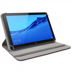 Etui Support Universel L Violet pour Tablette Lenovo Tab 4 10 Plus X704F 10"