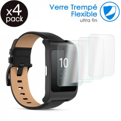 [Pack x4] Verre Fléxible Dureté 9H pour Sony SmartWatch 3 Montre connectée 