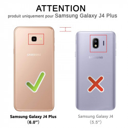 Coque Gel Transparente Souple Anti-Choc pour Samsung Galaxy J4 Plus