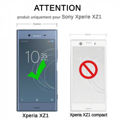 Coque Gel Transparente Souple Anti-Choc pour Sony Xperia XZ1