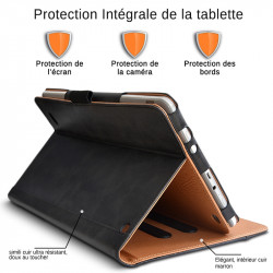 Housse Etui de Protection Support Noir pour Tablette Archos Access 101 Wifi