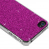 Housse Etui Coque Rigide pour Apple iPhone 4/4S Style Paillette Couleur Rose Fushia