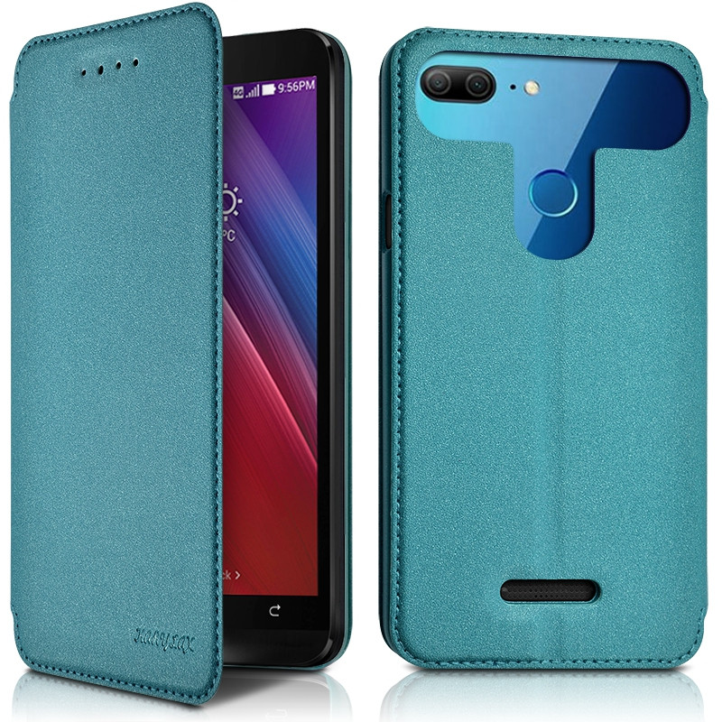 Etui à Rabat Couleur Bleu Turquoise (Ref.5-A) pour Smartphone Orange Rise 51