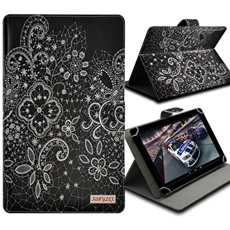 Housse Etui Universel à Rabat Fonction Support avec motif LM11 pour Tablette Acer Giordano B1-A71 7"