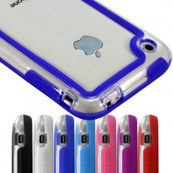 Housse Coque Etui Bumper bleu pour Apple iPhone 3G/3GS 