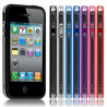 Housse Coque Etui noir Bumper pour Apple iPhone 4/4S 