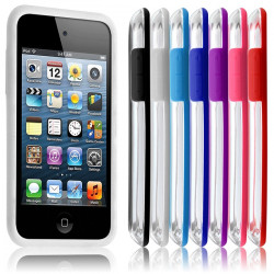 Housse Etui Coque Bumper pour Apple iPod Touch 4G couleur blanc