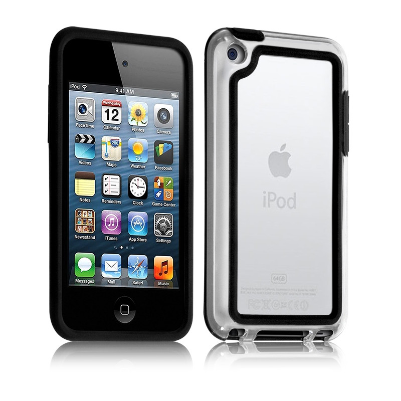 Housse Etui Coque Bumper pour Apple iPod Touch 4G couleur noir
