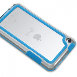 Housse Etui Coque Bumper pour Apple iPod Touch 4G couleur bleu clair