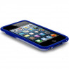 Housse Etui Coque Bumper pour Apple iPod Touch 4G couleur bleu