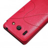 Etui à rabat latéral et porte-carte Rose Fushia pour Huawei Ascend G510 + Film de Protection