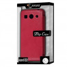 Coque Housse Etui à rabat latéral et porte-carte couleur Rose Fushia pour Huawei Ascend G525 + Film de Protection