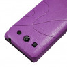 Etui à rabat latéral et porte-carte Violet pour Huawei Ascend G525 + Film de Protection