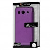 Coque Housse Etui à rabat latéral et porte-carte couleur Violet pour Huawei Ascend G525 + Film de Protection