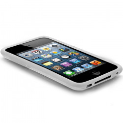 Housse Coque Etui Bumper blanc pour Apple iPod Touch 4G