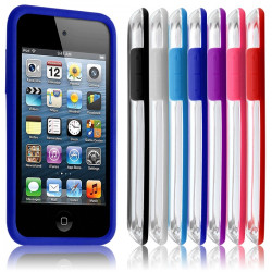Housse Coque Etui Bumper bleu pour Apple iPod Touch 4G