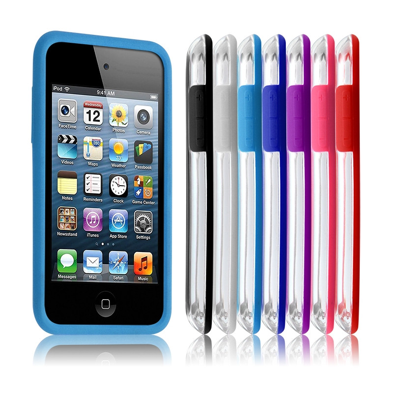 Housse Coque Etui Bumper bleu clair pour Apple iPod Touch 4G