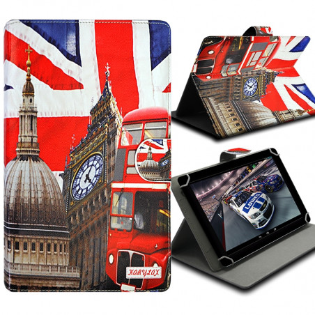 Etui Universel M Support Motif ZA06 pour Samsung Galaxy Tab Active2 8 pouces