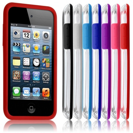 Housse Coque Etui Bumper rouge pour Apple iPod Touch 4G