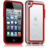 Housse Coque Etui Bumper rouge pour Apple iPod Touch 4G