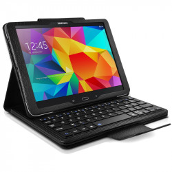Etui Clavier Azerty Bluetooth pour Samsung Galaxy Tab 4 10.1" SM-T530