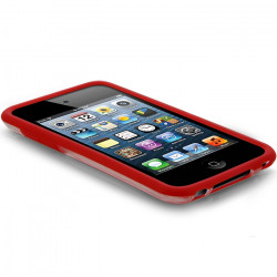 Housse Coque Etui Bumper rouge pour Apple iPod Touch 4G